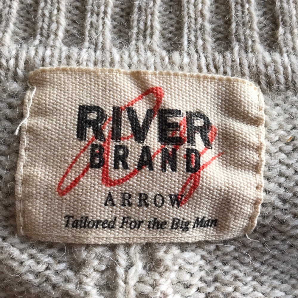 River brand Arrow big man’s wool sweater, size XL? - Picture 2 of 5